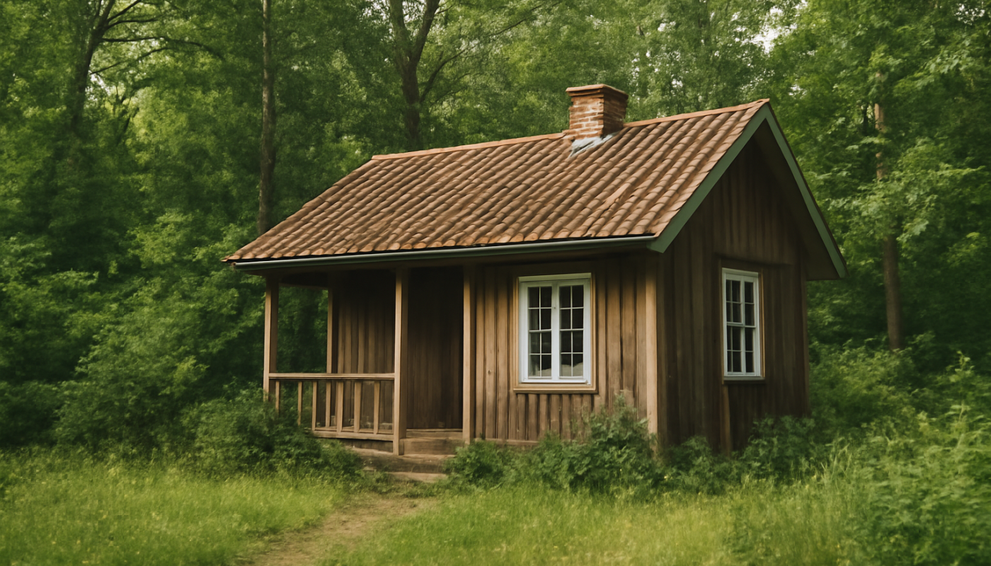 petite maison de vacances entourée de nature
